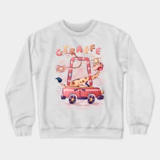 Giraffe travel Crewneck Sweatshirt